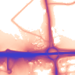 Daytime road noise heatmap for WV10 7HA