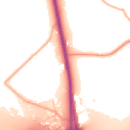 Daytime road noise heatmap for WV10 7HF