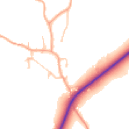 Daytime road noise heatmap for WV10 7JH