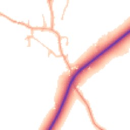 Daytime road noise heatmap for WV10 7JR