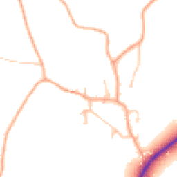 Daytime road noise heatmap for WV10 7JW