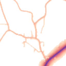 Daytime road noise heatmap for WV10 7LB