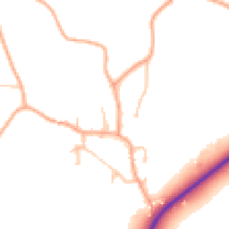 Daytime road noise heatmap for WV10 7LE