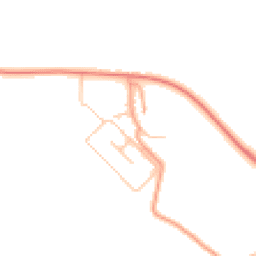 Daytime road noise heatmap for WV10 7NE