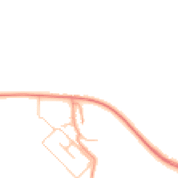 Daytime road noise heatmap for WV10 7NT