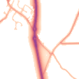Daytime road noise heatmap for WV10 7PW