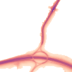 Night-time road noise heatmap for WV10 7QB