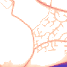 Daytime road noise heatmap for WV10 7SY