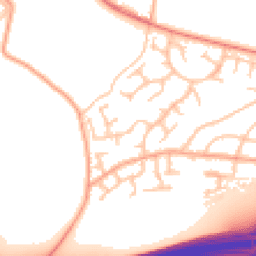 Daytime road noise heatmap for WV10 7TG