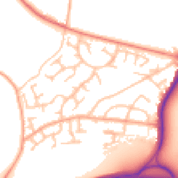Daytime road noise heatmap for WV10 7TJ
