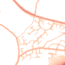 Daytime road noise heatmap for WV10 7TN
