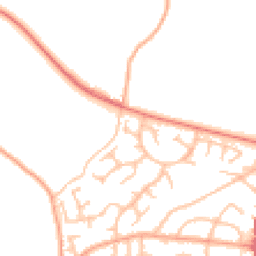 Daytime road noise heatmap for WV10 7TT