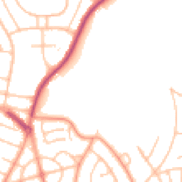 Daytime road noise heatmap for WV10 8JS