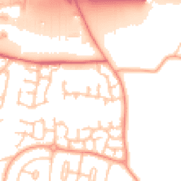 Daytime road noise heatmap for WV10 8UL