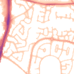Daytime road noise heatmap for WV10 8UZ