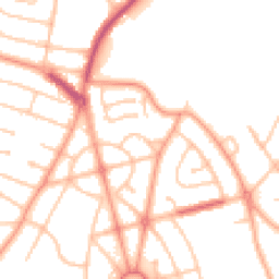 Daytime road noise heatmap for WV10 9DF