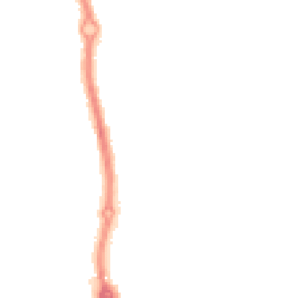Night-time road noise heatmap for WV10 9TN