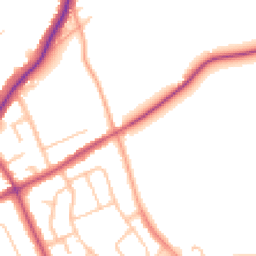 Daytime road noise heatmap for WV11 1AF