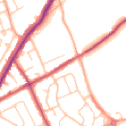Daytime road noise heatmap for WV11 1AH