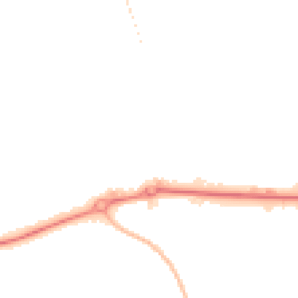 Night-time road noise heatmap for WV11 1BP