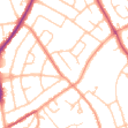Daytime road noise heatmap for WV11 1BZ