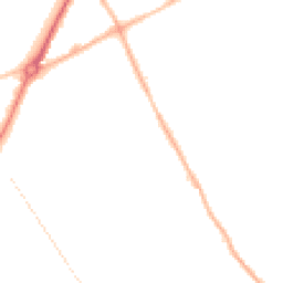 Night-time road noise heatmap for WV11 1DJ
