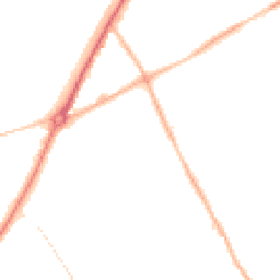 Night-time road noise heatmap for WV11 1DT