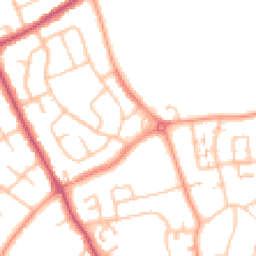 Daytime road noise heatmap for WV11 1EA