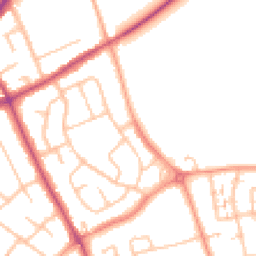 Daytime road noise heatmap for WV11 1EH