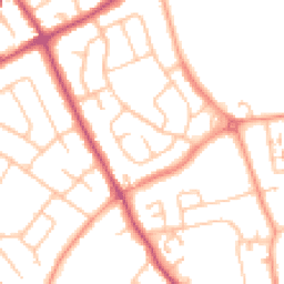 Daytime road noise heatmap for WV11 1HE