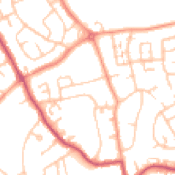 Daytime road noise heatmap for WV11 1LT