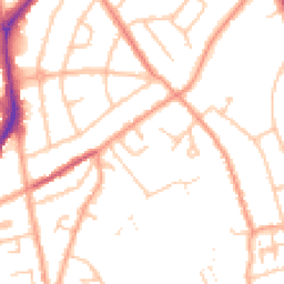 Daytime road noise heatmap for WV11 1RX