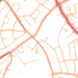 Daytime road noise heatmap for WV11 1SG
