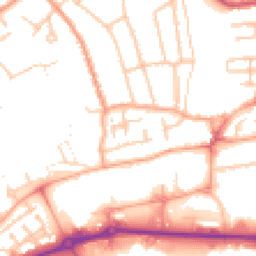 Daytime road noise heatmap for WV11 1XQ