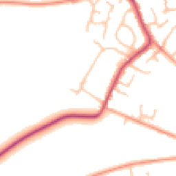 Daytime road noise heatmap for WV11 2BW