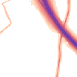 Night-time road noise heatmap for WV11 2DG