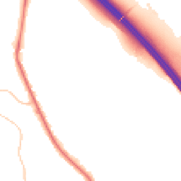 Night-time road noise heatmap for WV11 2EF