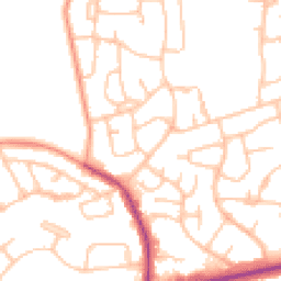 Daytime road noise heatmap for WV11 2EH