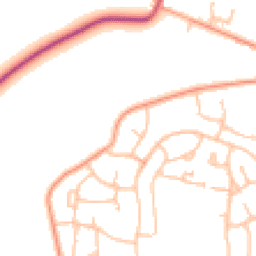 Daytime road noise heatmap for WV11 2HT