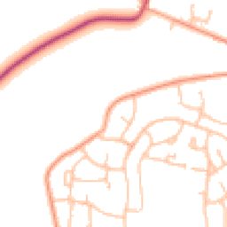 Daytime road noise heatmap for WV11 2HY