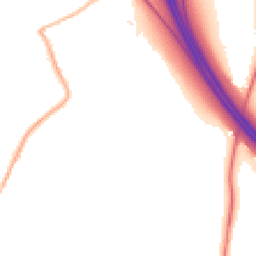 Night-time road noise heatmap for WV11 2JF