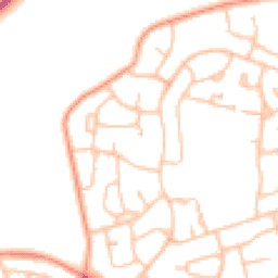Daytime road noise heatmap for WV11 2LL