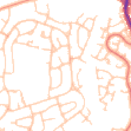 Daytime road noise heatmap for WV11 2LX