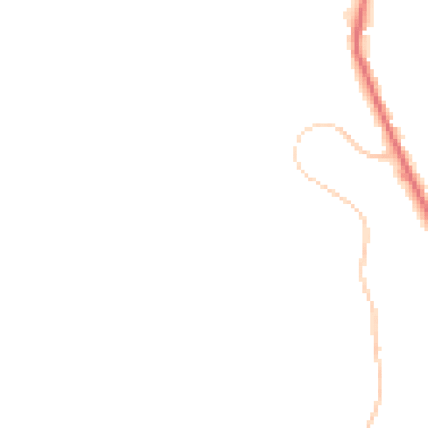 Night-time road noise heatmap for WV11 2NZ