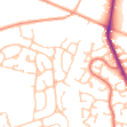 Daytime road noise heatmap for WV11 2PB