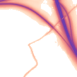 Night-time road noise heatmap for WV11 2RF