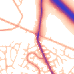 Daytime road noise heatmap for WV11 2RL