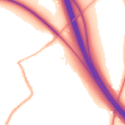 Night-time road noise heatmap for WV11 2SF