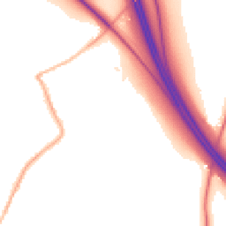 Night-time road noise heatmap for WV11 2SJ