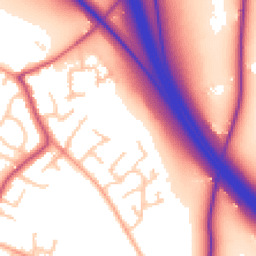 Daytime road noise heatmap for WV11 2SL